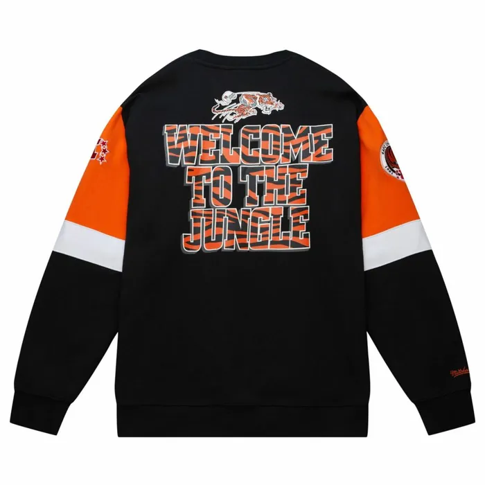Men039s Hoodies and Sweatshirts Mitchell and Ness All Over Crew 30 Cincinnati Bengals Men039s Hoodies and Sweatshirts Mitchell and Ness All Over Crew 30 Cincinnati Bengals