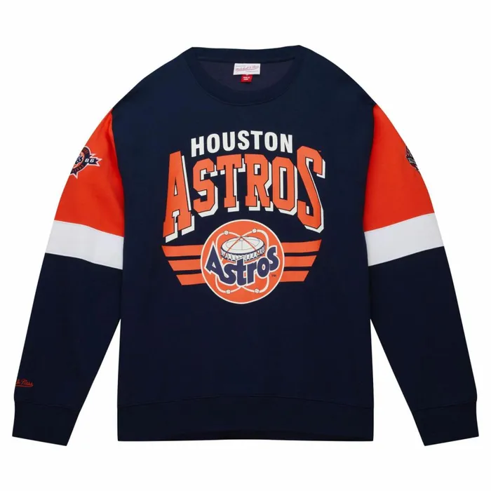 Men039s Hoodies and Sweatshirts Mitchell and Ness All Over Crew 30 Houston Astros Men039s Hoodies and Sweatshirts Mitchell and Ness All Over Crew 30 Houston Astros