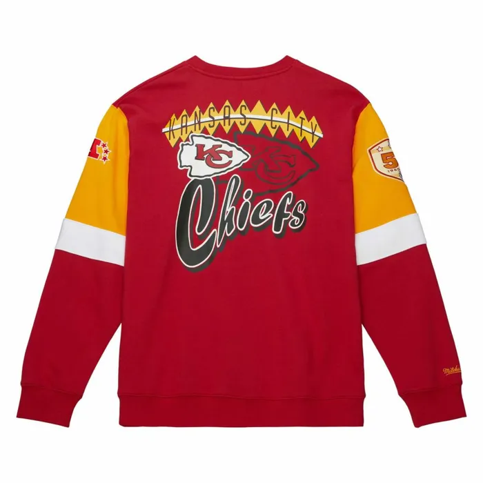 Men039s Hoodies and Sweatshirts Mitchell and Ness All Over Crew 30 Kansas City Chiefs Men039s Hoodies and Sweatshirts Mitchell and Ness All Over Crew 30 Kansas City Chiefs