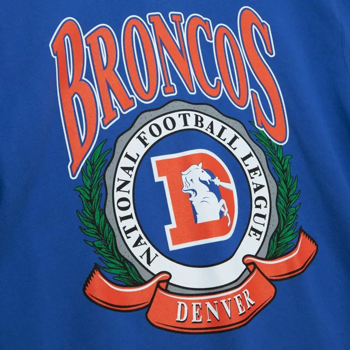 Men039s Hoodies and Sweatshirts Mitchell and Ness Crest Crew Denver Broncos Men039s Hoodies and Sweatshirts Mitchell and Ness Crest Crew Denver Broncos