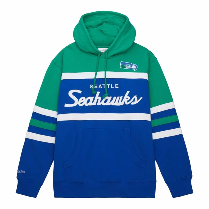 Men039s Hoodies and Sweatshirts Mitchell and Ness Head Coach Hoodie Seattle Seahawks Men039s Hoodies and Sweatshirts Mitchell and Ness Head Coach Hoodie Seattle Seahawks