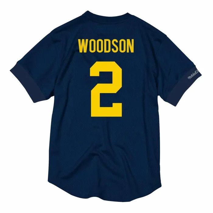 Men039s Hoodies and Sweatshirts Mitchell and Ness NandN Mesh Crewneck University Of Michigan 1997 Charles Woodson Men039s Hoodies and Sweatshirts Mitchell and Ness NandN Mesh Crewneck University Of Michigan 1997 Charles Woodson