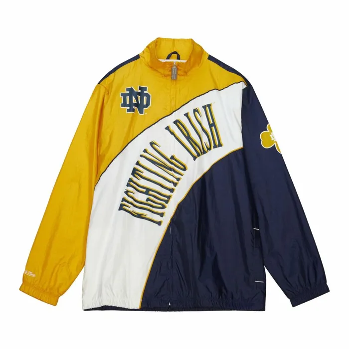 Men039s Jackets and Outerwear Mitchell and Ness Arched Retro Lined Windbreaker University Of Notre Dame Men039s Jackets and Outerwear Mitchell and Ness Arched Retro Lined Windbreaker University Of Notre Dame