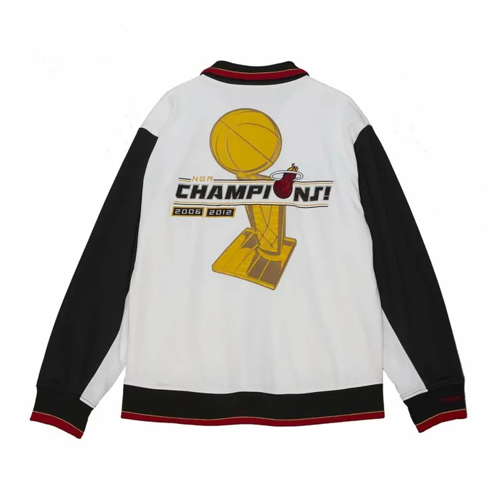 Men039s Jackets and Outerwear Mitchell and Ness Authentic Miami Heat 2012 Champions Jacket