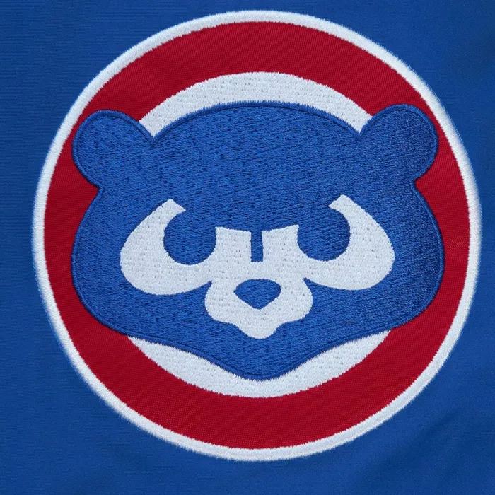Men039s Jackets and Outerwear Mitchell and Ness Exploded Logo Warm Up Jacket Chicago Cubs Men039s Jackets and Outerwear Mitchell and Ness Exploded Logo Warm Up Jacket Chicago Cubs