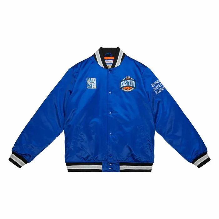 Men039s Jackets and Outerwear Mitchell and Ness Heavyweight Satin Jacket Update All Star East Men039s Jackets and Outerwear Mitchell and Ness Heavyweight Satin Jacket Update All Star East
