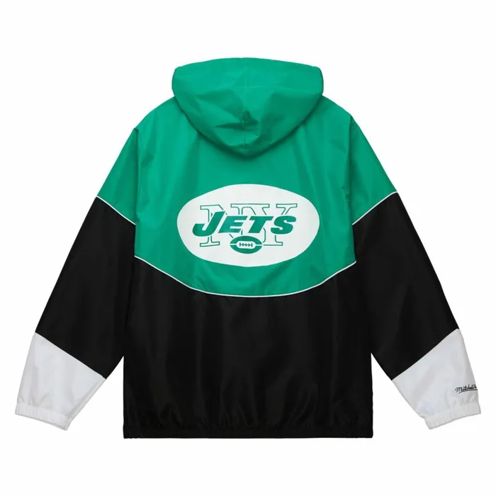 Men039s Jackets and Outerwear Mitchell and Ness Home Team Lightweight Windbreaker New York Jets Men039s Jackets and Outerwear Mitchell and Ness Home Team Lightweight Windbreaker New York Jets
