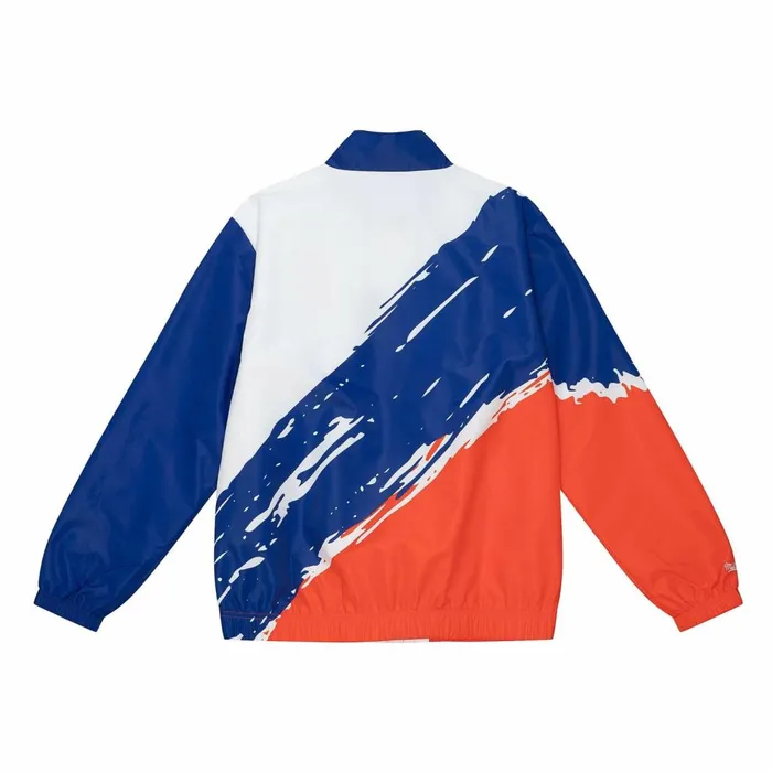 Men039s Jackets and Outerwear Mitchell and Ness Paintbrush Windbreaker New York Knicks Men039s Jackets and Outerwear Mitchell and Ness Paintbrush Windbreaker New York Knicks