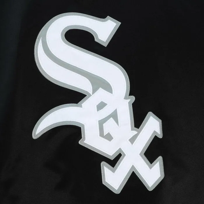 Men039s Jackets and Outerwear Mitchell and Ness Sideline Pullover Satin Jacket Chicago White Sox Men039s Jackets and Outerwear Mitchell and Ness Sideline Pullover Satin Jacket Chicago White Sox