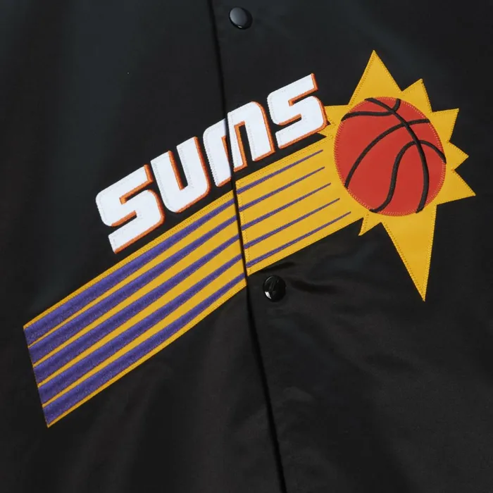 Men039s Jackets and Outerwear Mitchell and Ness Special Script Lightweight Satin Jacket Phoenix Suns Men039s Jackets and Outerwear Mitchell and Ness Special Script Lightweight Satin Jacket Phoenix Suns