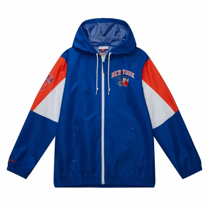 Men039s Jackets and Outerwear Mitchell and Ness Throw It Back Full Zip Windbreaker New York Knicks Men039s Jackets and Outerwear Mitchell and Ness Throw It Back Full Zip Windbreaker New York Knicks