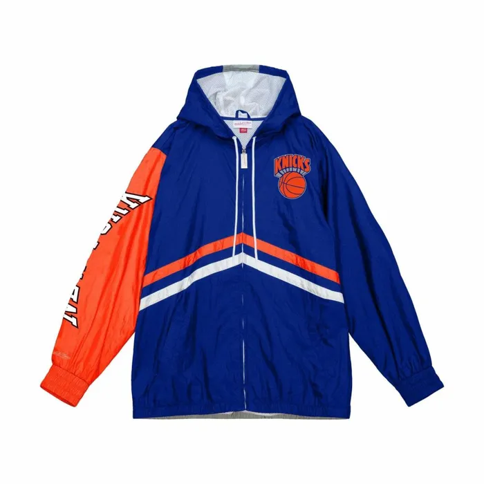 Men039s Jackets and Outerwear Mitchell and Ness Undeniable Full Zip Windbreaker New York Knicks Men039s Jackets and Outerwear Mitchell and Ness Undeniable Full Zip Windbreaker New York Knicks