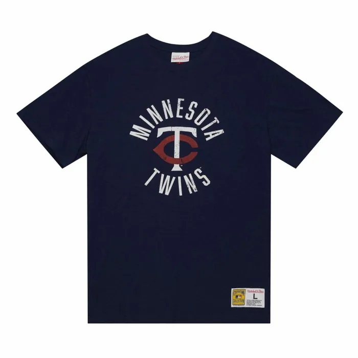Men039s MLB Mitchell and Ness Legendary Slub SS Tee Minnesota Twins