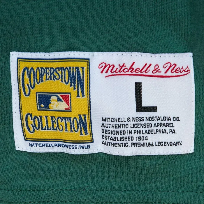 Men039s MLB Mitchell and Ness Legendary Slub SS Tee Oakland Athletics Men039s MLB Mitchell and Ness Legendary Slub SS Tee Oakland Athletics