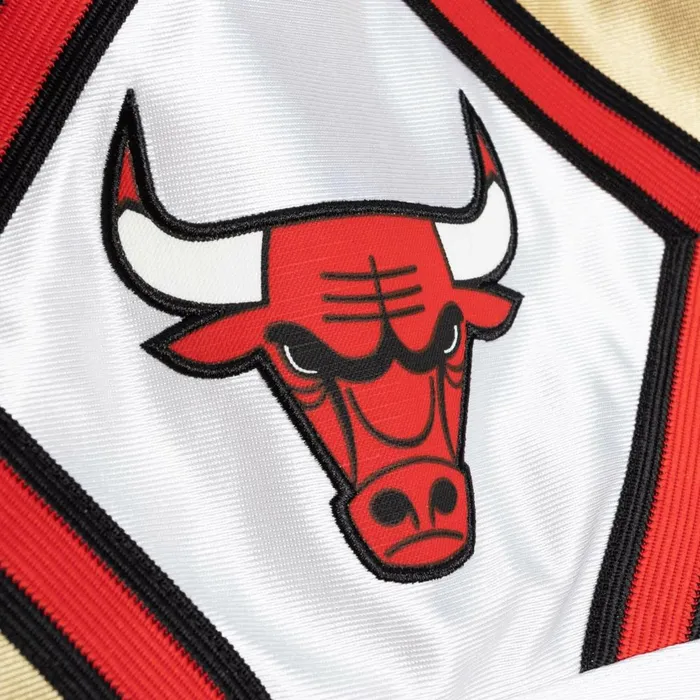 Men039s NBA Swingman Mitchell and Ness 75th Anniversary Gold Swingman Chicago Bulls 199798 Shorts Men039s NBA Swingman Mitchell and Ness 75th Anniversary Gold Swingman Chicago Bulls 199798 Shorts