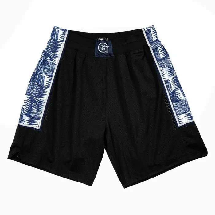 Men039s NBA Swingman Mitchell and Ness Swingman Georgetown University Alternate 1995 Shorts
