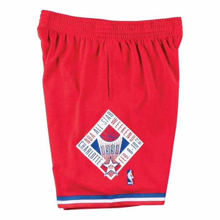 Men039s NBA Swingman Mitchell and Ness Swingman Shorts AllStar West 1991