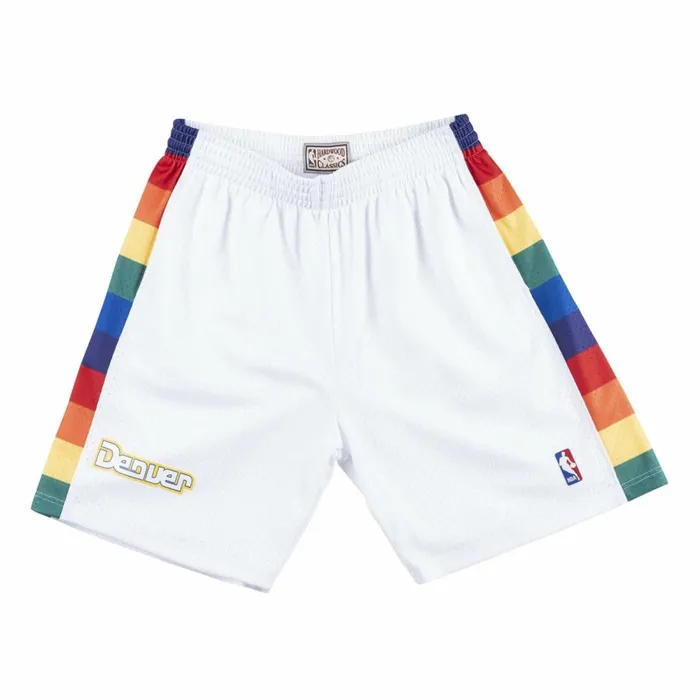Men039s NBA Swingman Mitchell and Ness Swingman Shorts Denver Nuggets 199192