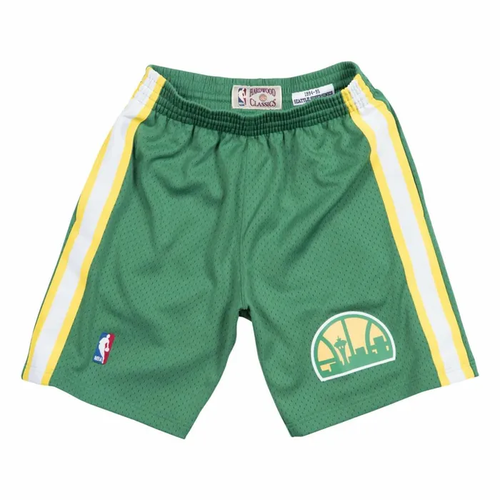 Men039s NBA Swingman Mitchell and Ness Swingman Shorts Seattle Super Sonics Road 199495 Men039s NBA Swingman Mitchell and Ness Swingman Shorts Seattle Super Sonics Road 199495