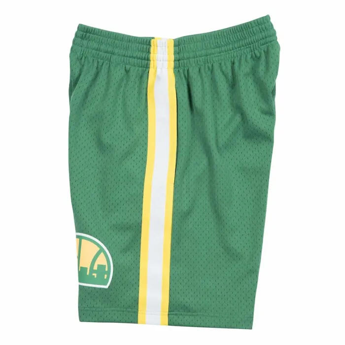 Men039s NBA Swingman Mitchell and Ness Swingman Shorts Seattle Super Sonics Road 199495 Men039s NBA Swingman Mitchell and Ness Swingman Shorts Seattle Super Sonics Road 199495
