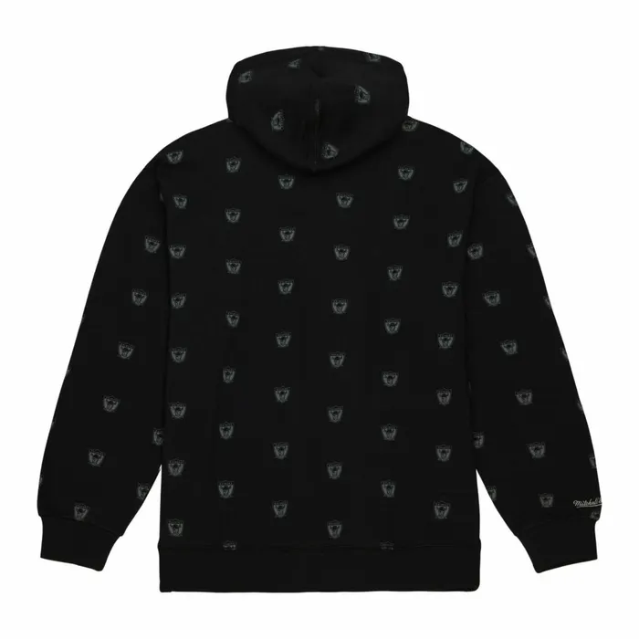 Men039s NFL Mitchell and Ness AOP Fleece Hoodie Oakland Raiders Men039s NFL Mitchell and Ness AOP Fleece Hoodie Oakland Raiders