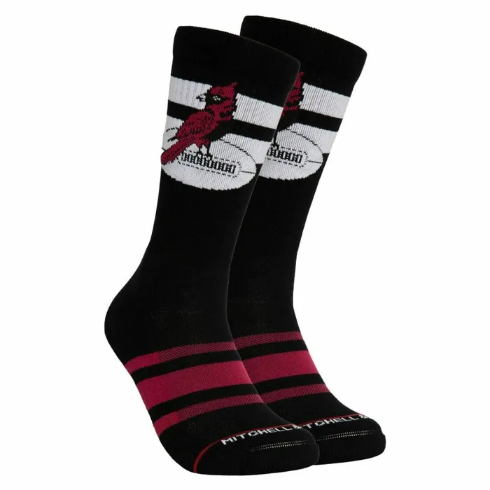 Men039s NFL Mitchell and Ness Lateral Crew Socks Arizona Cardinals