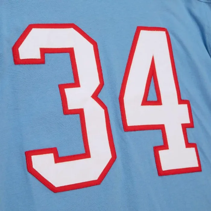 Men039s NFL Mitchell and Ness NandN Longsleeve Tee Houston Oilers 1980 Earl Campbell Men039s NFL Mitchell and Ness NandN Longsleeve Tee Houston Oilers 1980 Earl Campbell