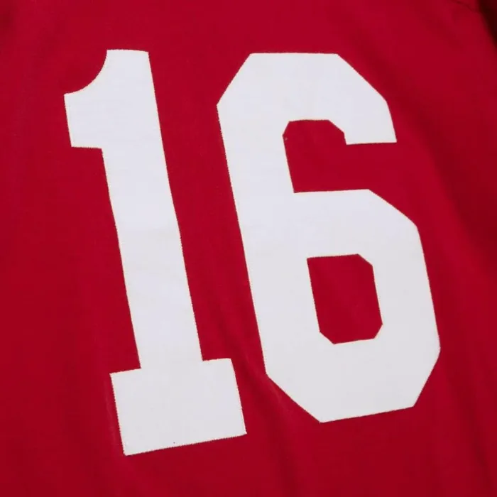 Men039s NFL Mitchell and Ness NandN Longsleeve Tee San Francisco 49ers 1989 Joe Montana Men039s NFL Mitchell and Ness NandN Longsleeve Tee San Francisco 49ers 1989 Joe Montana