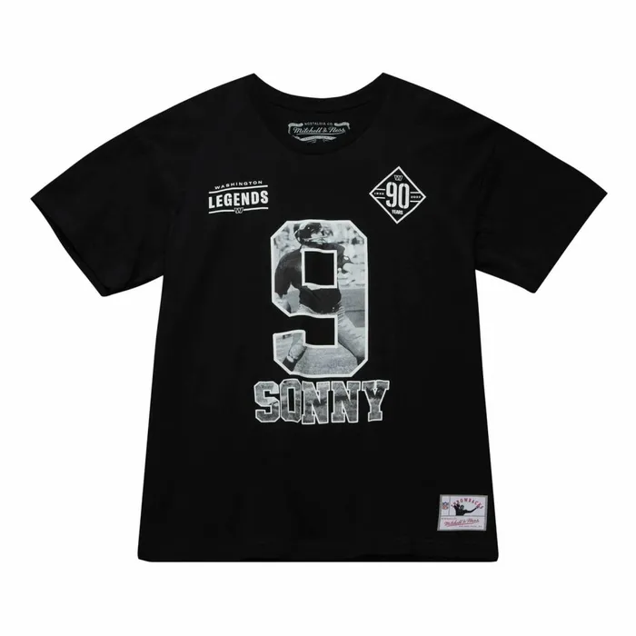 Men039s NFL Mitchell and Ness Throwback Tee Collaboration Sonny Jurgensen