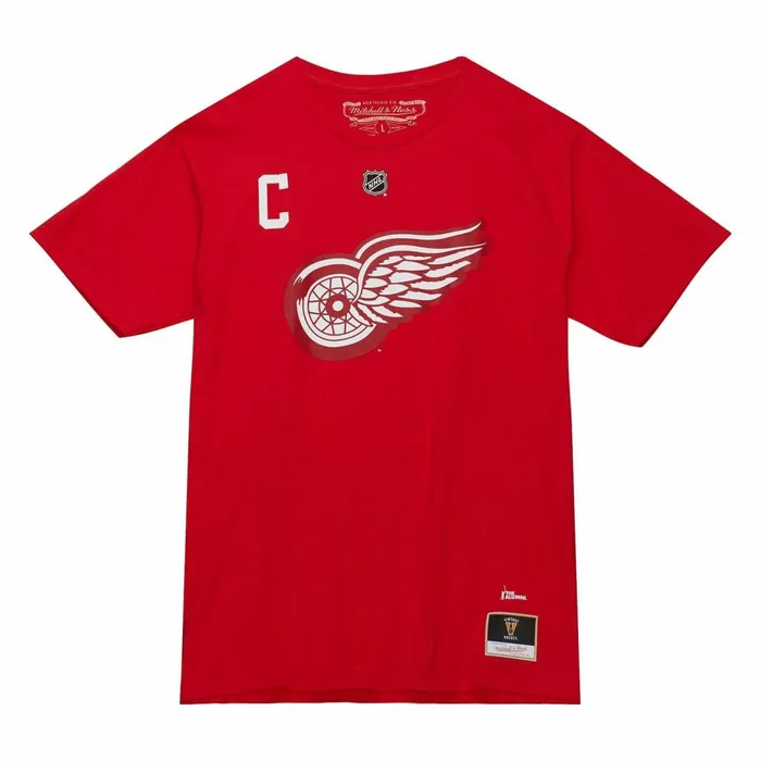 Men039s NHL Mitchell and Ness Name and Number Tee Detroit Red Wings Gordie Howe Men039s NHL Mitchell and Ness Name and Number Tee Detroit Red Wings Gordie Howe