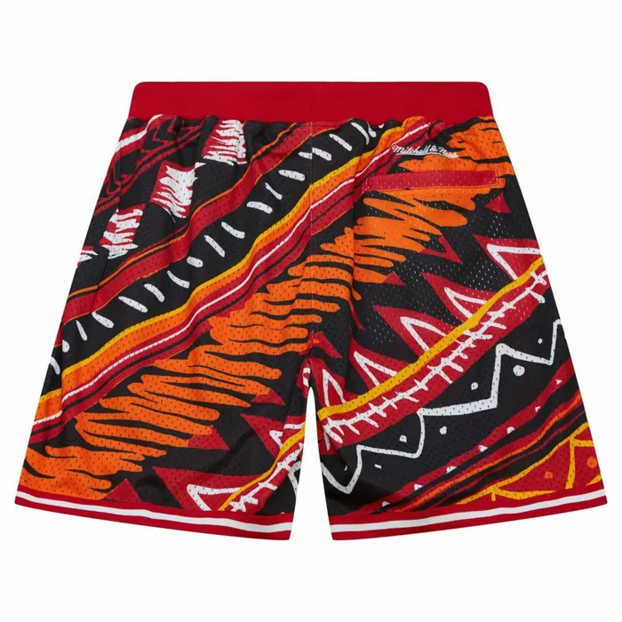 Men039s Shorts Mitchell and Ness Game Day Pattern Short Miami Heat Men039s Shorts Mitchell and Ness Game Day Pattern Short Miami Heat