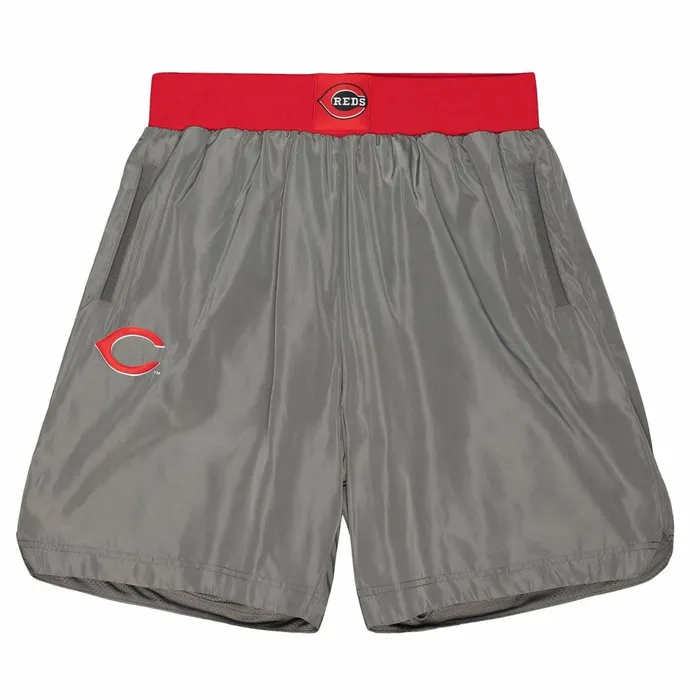 Men039s Shorts Mitchell and Ness Insignia Shorts Cincinnati Reds