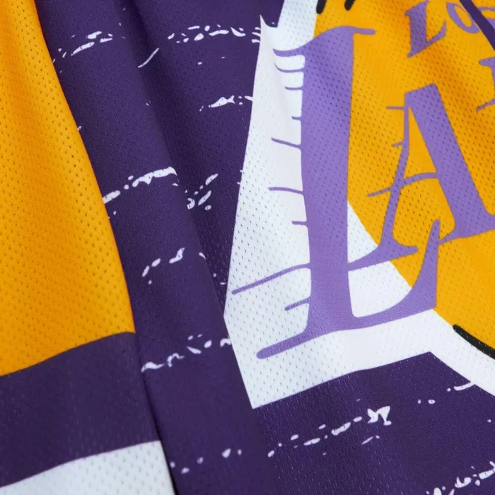 Men039s Shorts Mitchell and Ness Jumbotron 30 Shorts Los Angeles Lakers Men039s Shorts Mitchell and Ness Jumbotron 30 Shorts Los Angeles Lakers