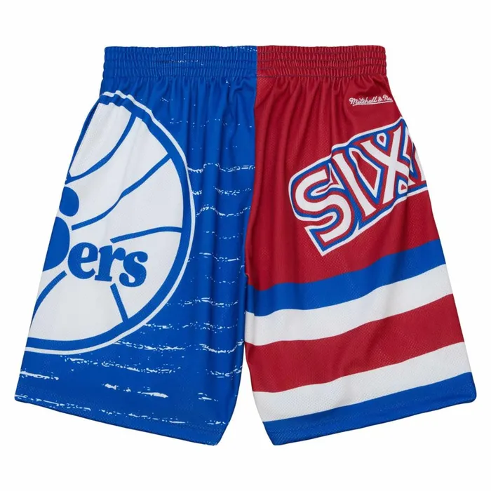 Men039s Shorts Mitchell and Ness Jumbotron 30 Shorts Philadelphia 76ers Men039s Shorts Mitchell and Ness Jumbotron 30 Shorts Philadelphia 76ers
