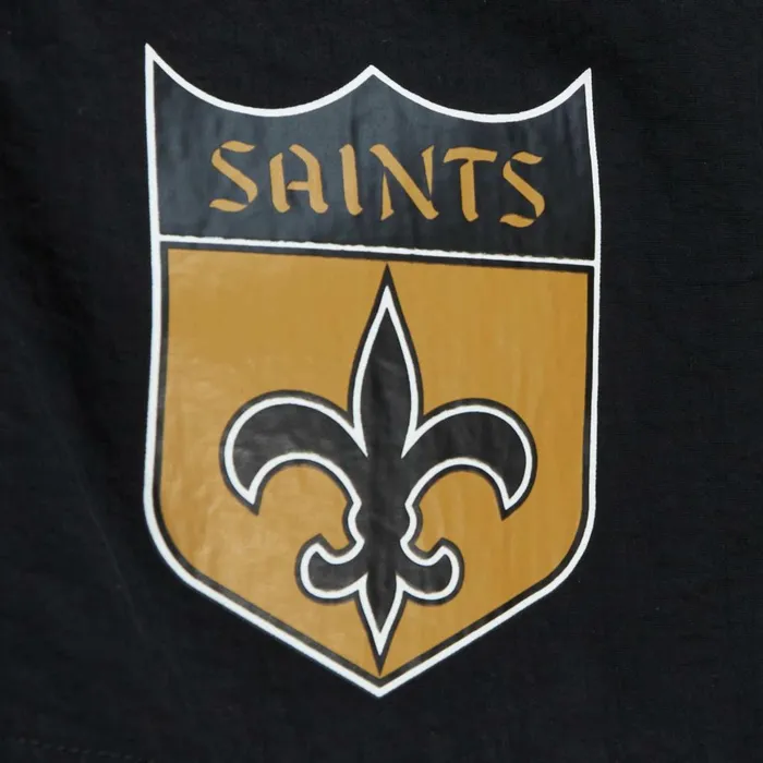 Men039s Shorts Mitchell and Ness Team Essentials Nylon Shorts New Orleans Saints Men039s Shorts Mitchell and Ness Team Essentials Nylon Shorts New Orleans Saints