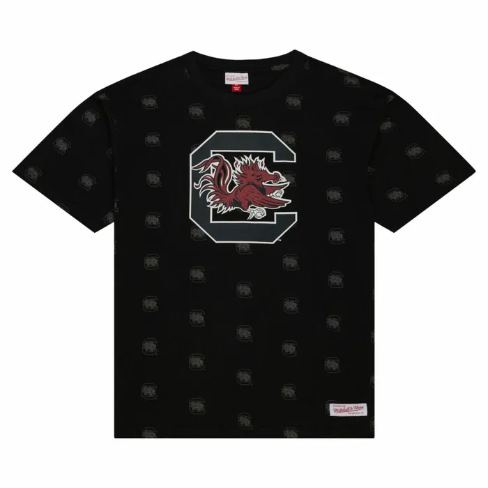 Men039s TShirts and Tops Mitchell and Ness AOP SS Top University Of South Carolina Men039s TShirts and Tops Mitchell and Ness AOP SS Top University Of South Carolina