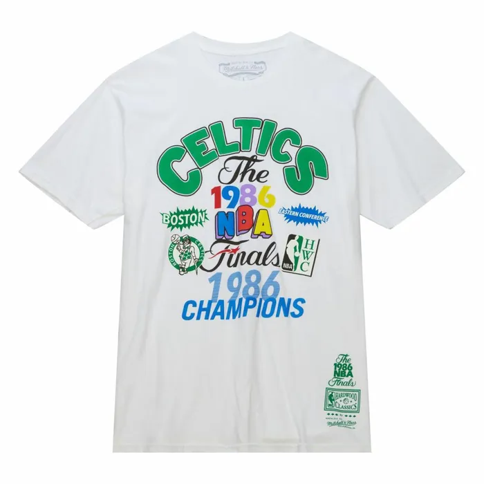 Men039s TShirts and Tops Mitchell and Ness Champs Fest SS Tee HWC Boston Celtics Men039s TShirts and Tops Mitchell and Ness Champs Fest SS Tee HWC Boston Celtics