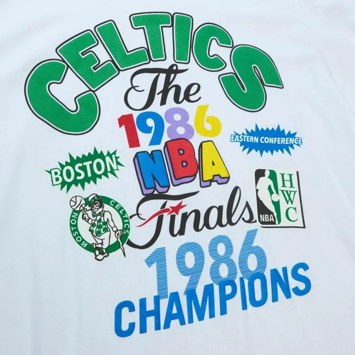 Men039s TShirts and Tops Mitchell and Ness Champs Fest SS Tee HWC Boston Celtics Men039s TShirts and Tops Mitchell and Ness Champs Fest SS Tee HWC Boston Celtics