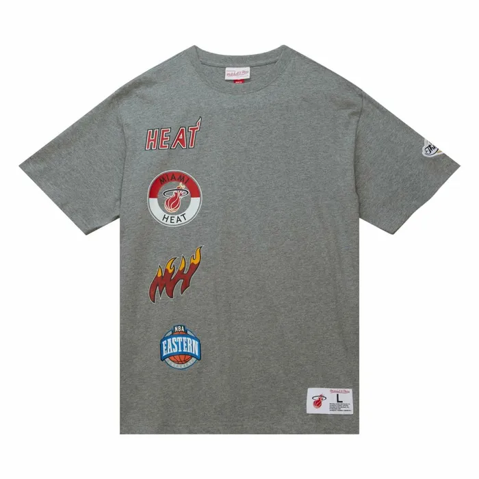Men039s TShirts and Tops Mitchell and Ness City Collection SS Tee Miami Heat