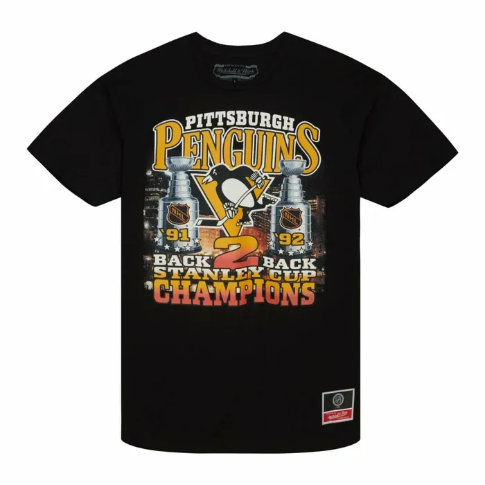 Men039s TShirts and Tops Mitchell and Ness Cup Chase Tee Pittsburgh Penguins