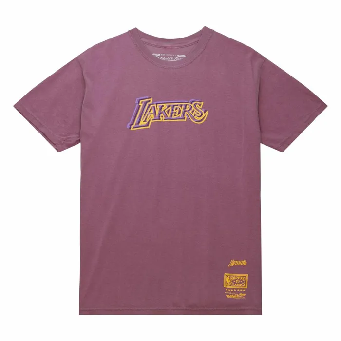 Men039s TShirts and Tops Mitchell and Ness Golden Hour Glaze SS Tee Los Angeles Lakers Men039s TShirts and Tops Mitchell and Ness Golden Hour Glaze SS Tee Los Angeles Lakers