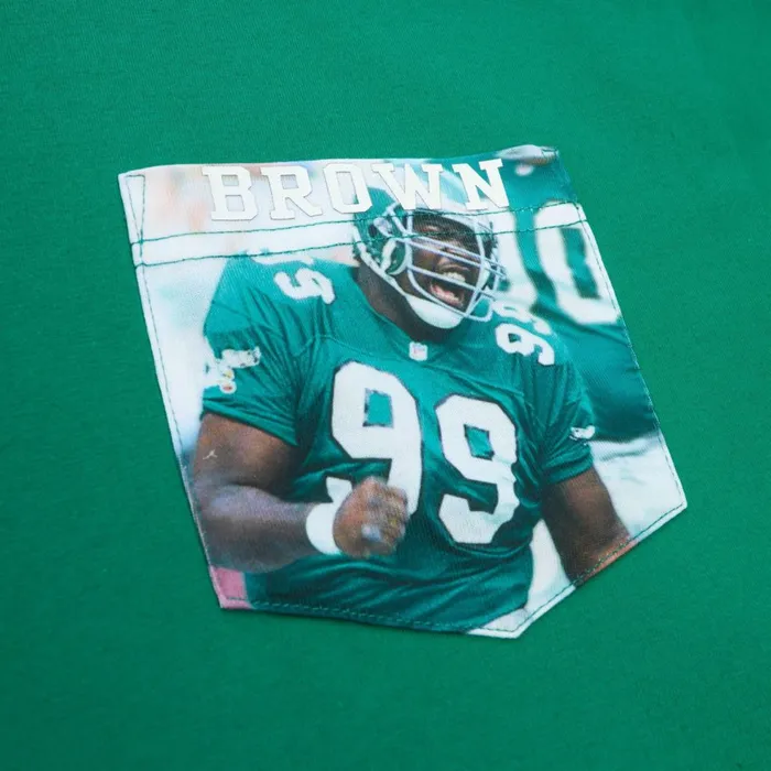 Men039s TShirts and Tops Mitchell and Ness Premium Pocket Photo Tee Philadelphia Eagles Jerome Brown Men039s TShirts and Tops Mitchell and Ness Premium Pocket Photo Tee Philadelphia Eagles Jerome Brown
