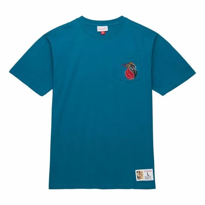 Men039s TShirts and Tops Mitchell and Ness Premium Pocket Tee Detroit Pistons