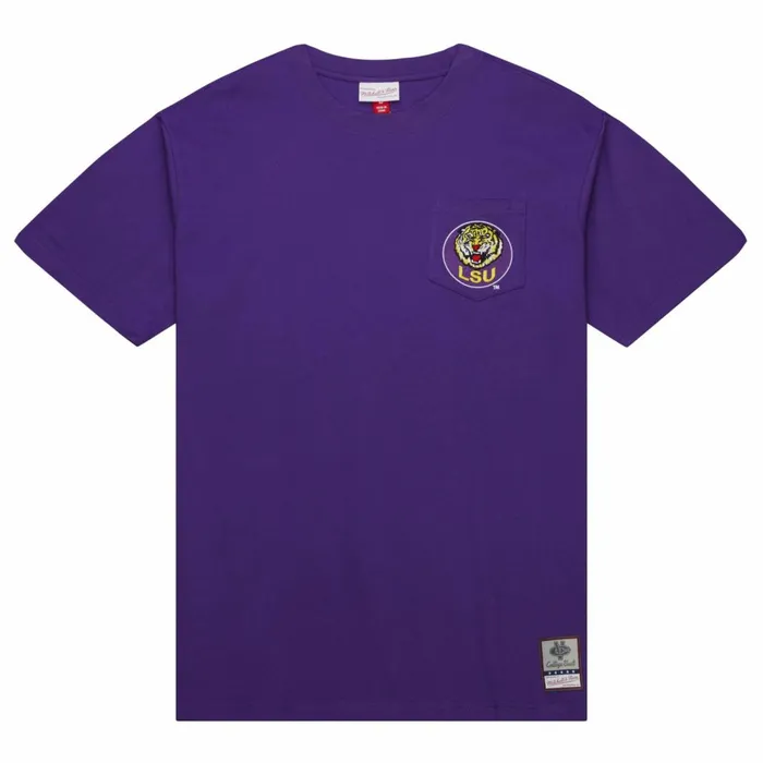 Men039s TShirts and Tops Mitchell and Ness Premium Pocket Tee Louisiana State University