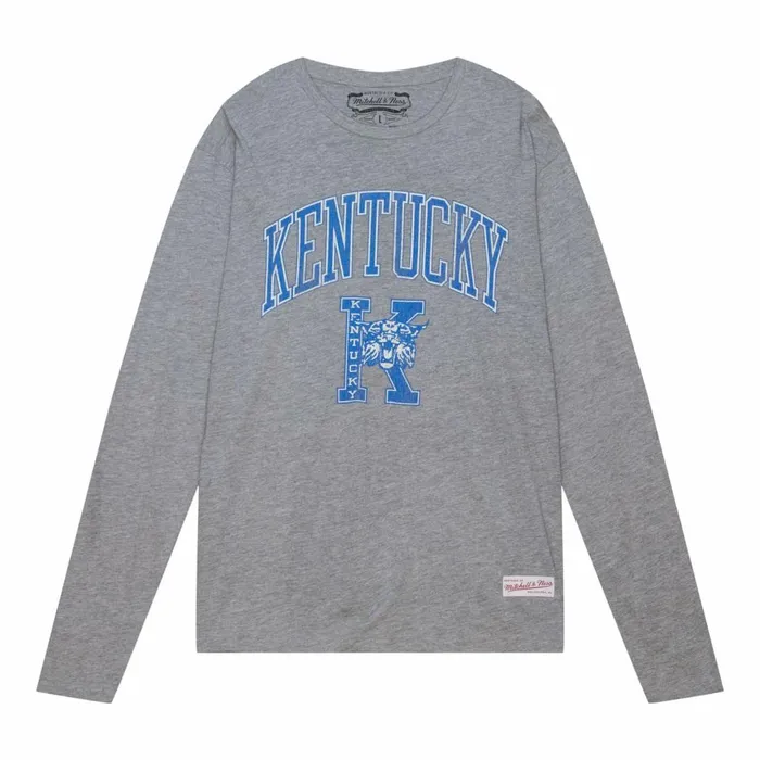 Men039s TShirts and Tops Mitchell and Ness University Arch Logo LS Tee University Of Kentucky Men039s TShirts and Tops Mitchell and Ness University Arch Logo LS Tee University Of Kentucky