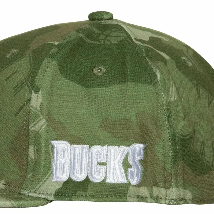 Men039sWomen039s Fitted 163 Styles Mitchell and Ness Ghost Camo Stretch Fitted HWC Milwaukee Bucks Men039sWomen039s Fitted 163 Styles Mitchell and Ness Ghost Camo Stretch Fitted HWC Milwaukee Bucks