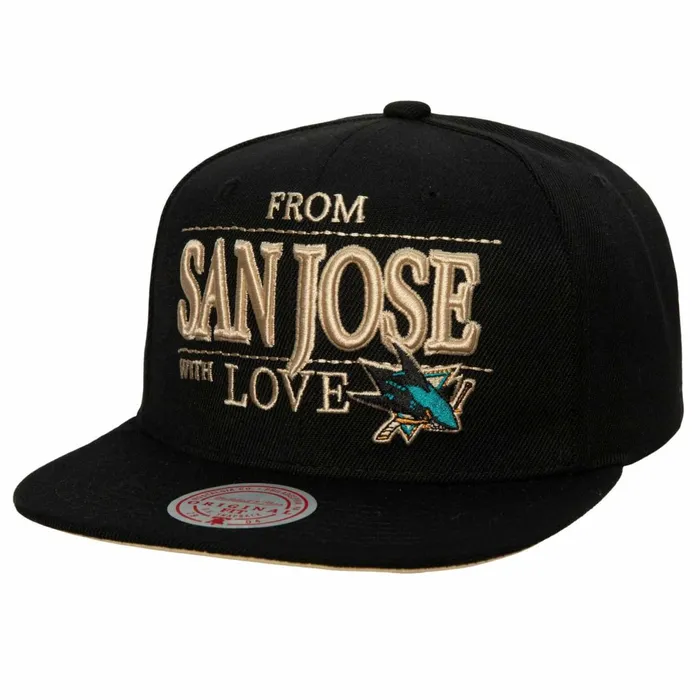 Men039sWomen039s Snapback 1921 Styles Mitchell and Ness With Love Snapback San Jose Sharks Men039sWomen039s Snapback 1921 Styles Mitchell and Ness With Love Snapback San Jose Sharks