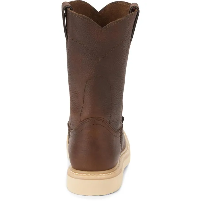MEN Axe 10034 Wedge Light Brown Justin Boots Work