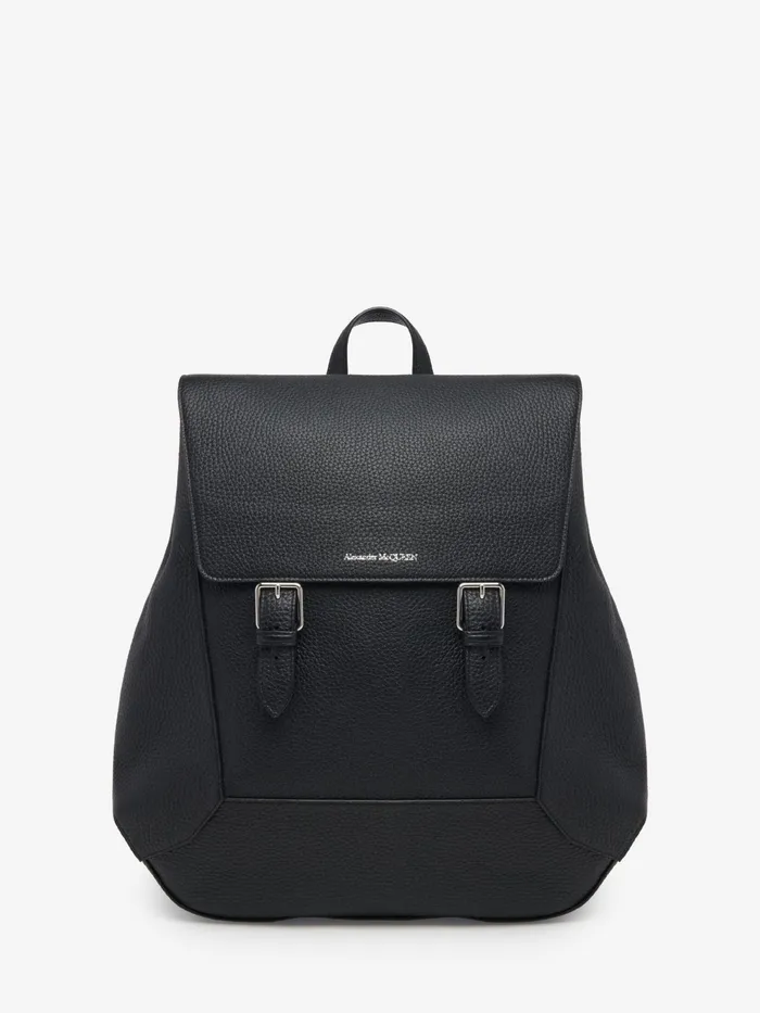 Men Backpacks Alexander McQueen The Edge Backpack Black