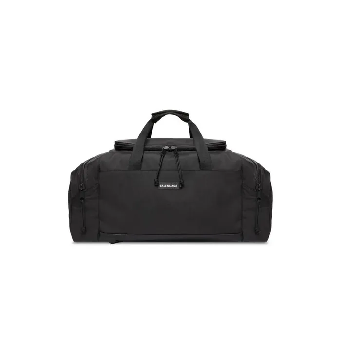 Men Backpacks Balenciaga Explorer Travel Backpack In Black
